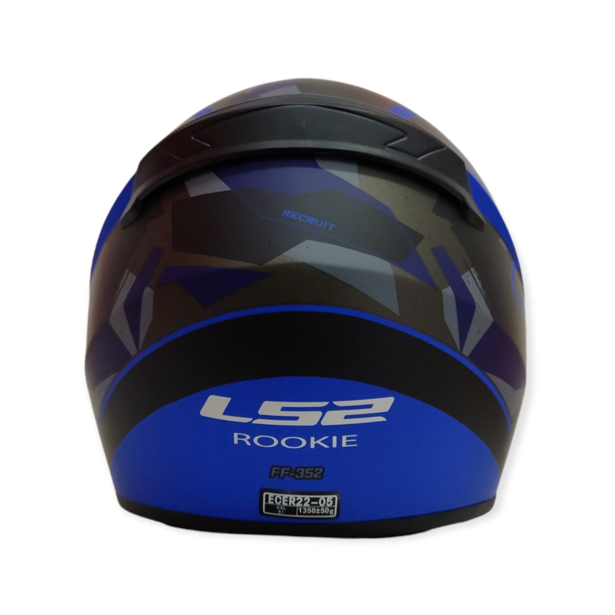 CASCO LS2 FF 352 RECRUIT NGO AZUL MAT3