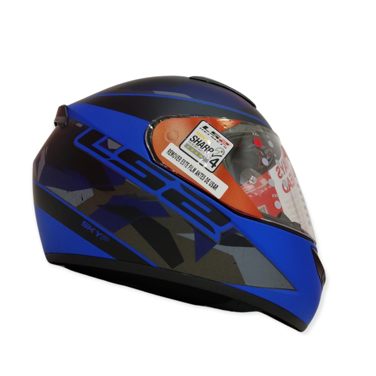 CASCO LS2 FF 352 RECRUIT NGO AZUL MAT2