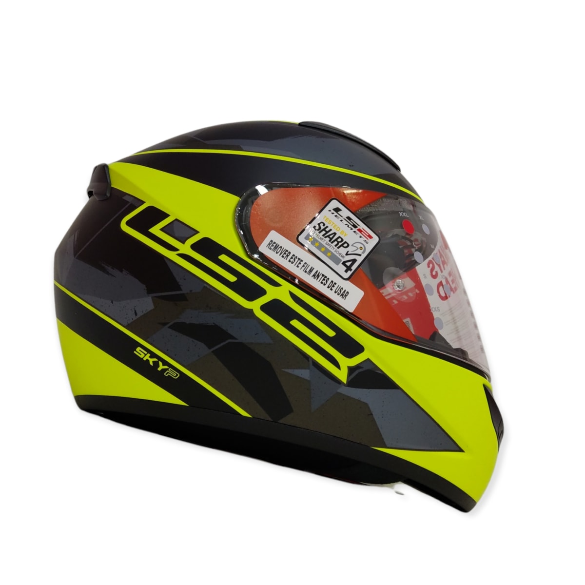 CASCO LS2 FF 352 RECRUIT NGO AMARILLO MAT2