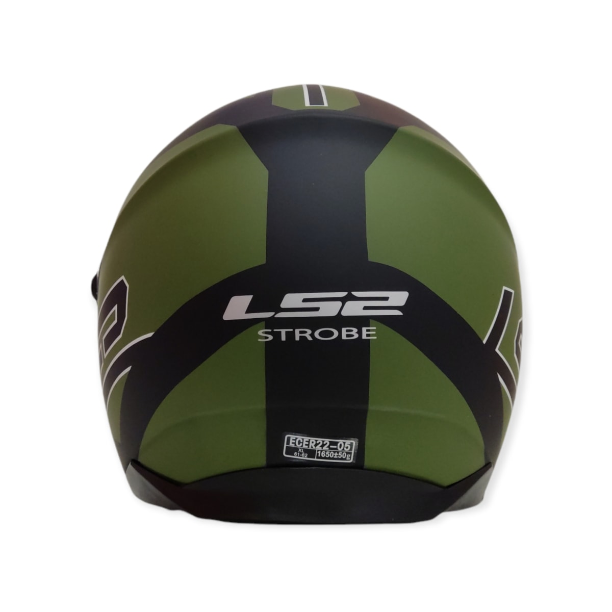 CASCO LS2 FF 325 STROBE ZONE NEGRO VERDE MILITAR2