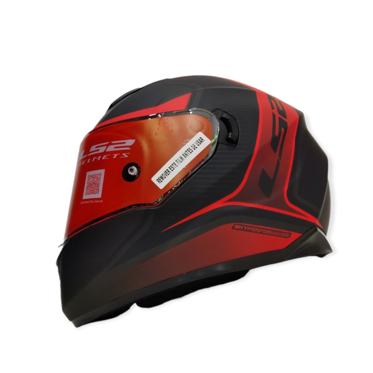 CASCO LS2 FF 320 STREAM EVO FLAUX NEGRO ROJO1