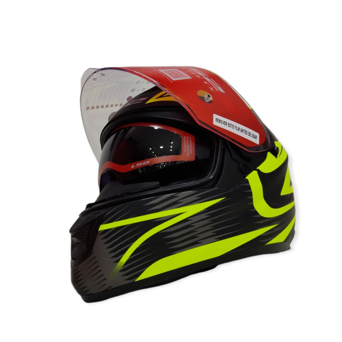 CASCO LS2 FF 320 EVO JINK NEGRO AMARILLO MATE3