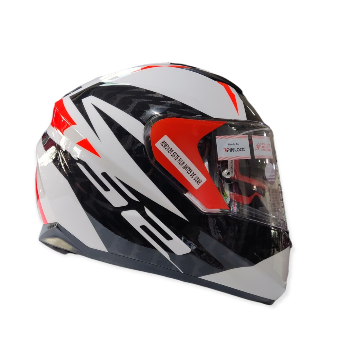 CASCO LS2 FF 320 STREAM EVO COMMANDER B/N ROJO2