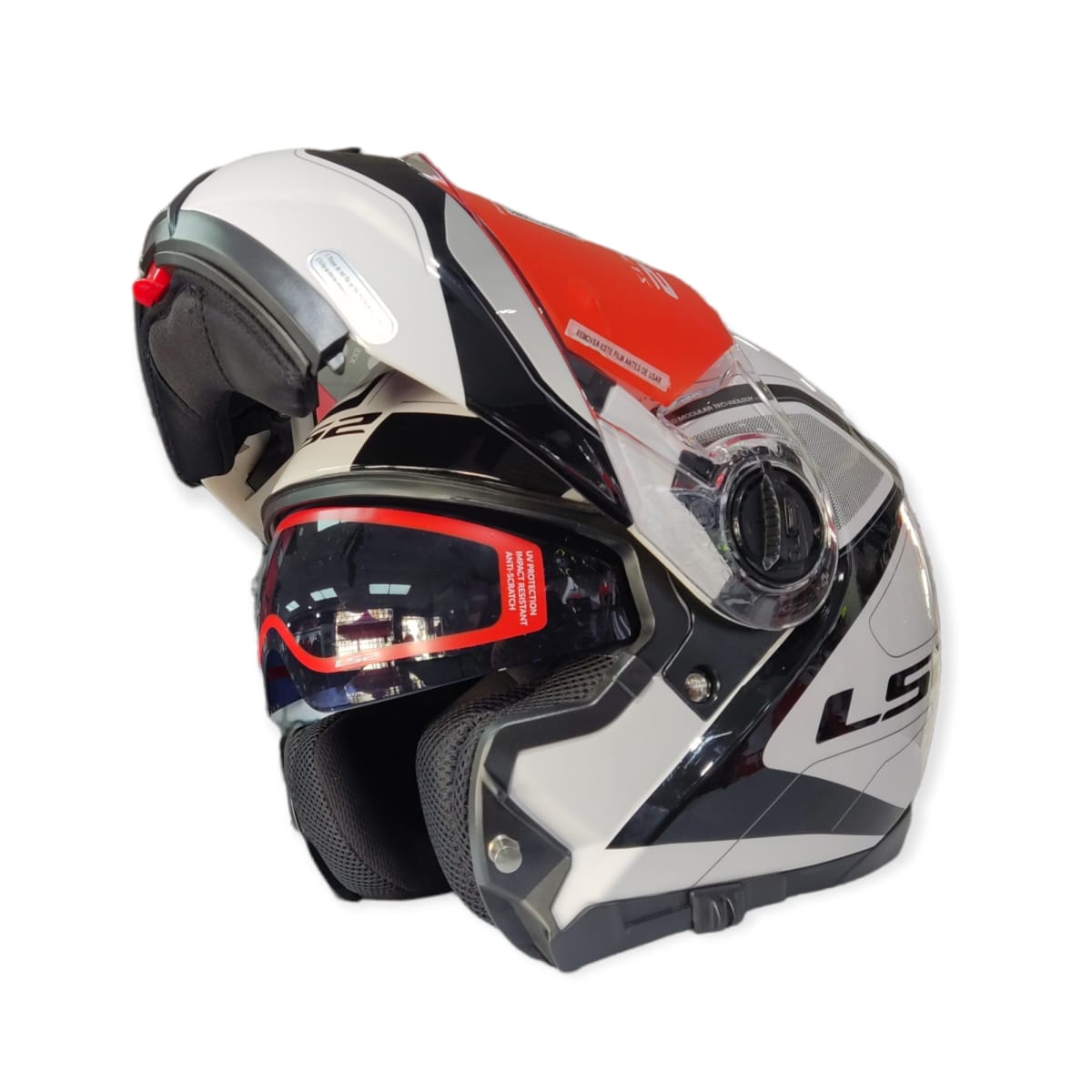 CASCO LS2 FF 325 STROBE CIVIK BLANCO NEGRO4