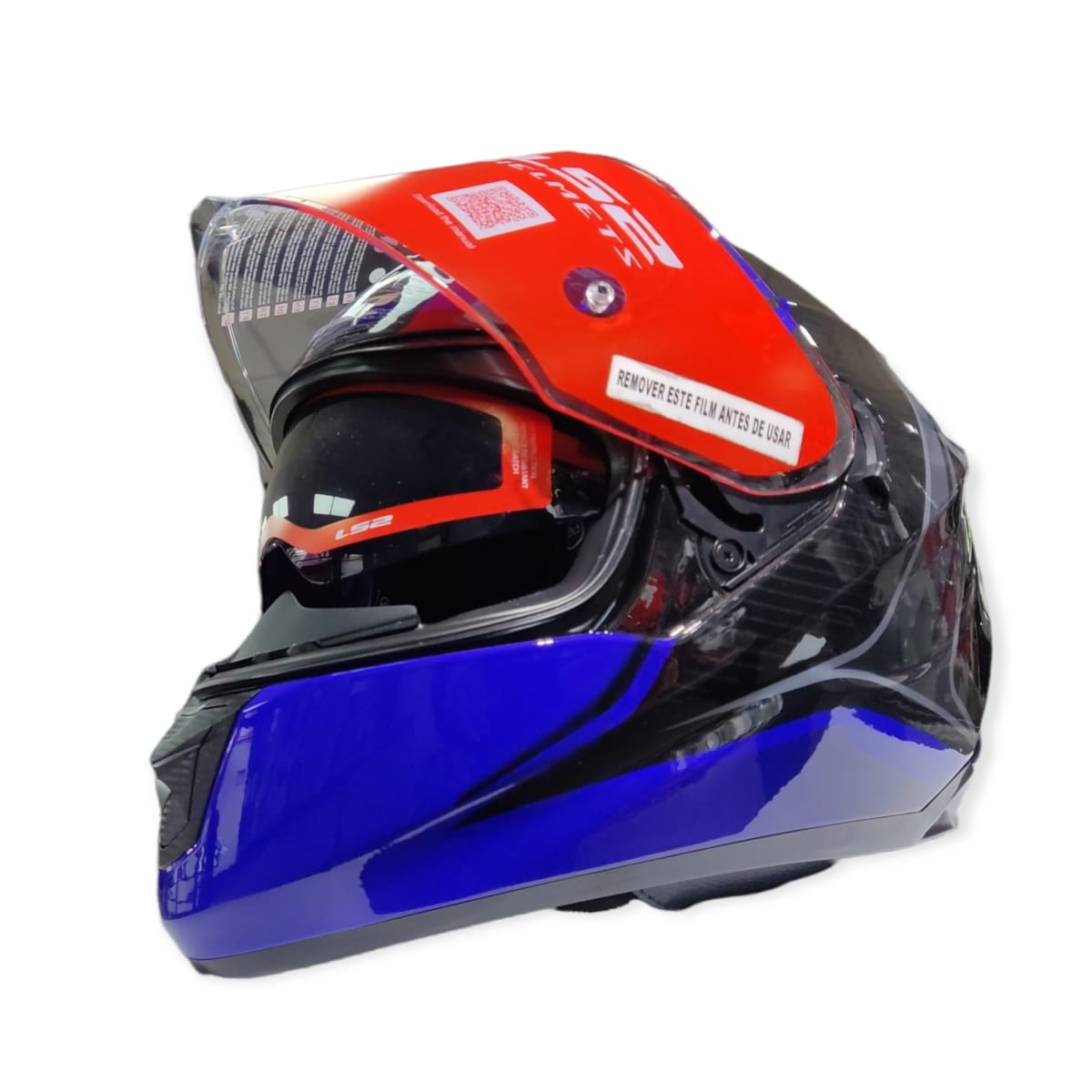 CASCO LS2 FF 320 STREAM EVO FLAUX NEGRO AZUL4