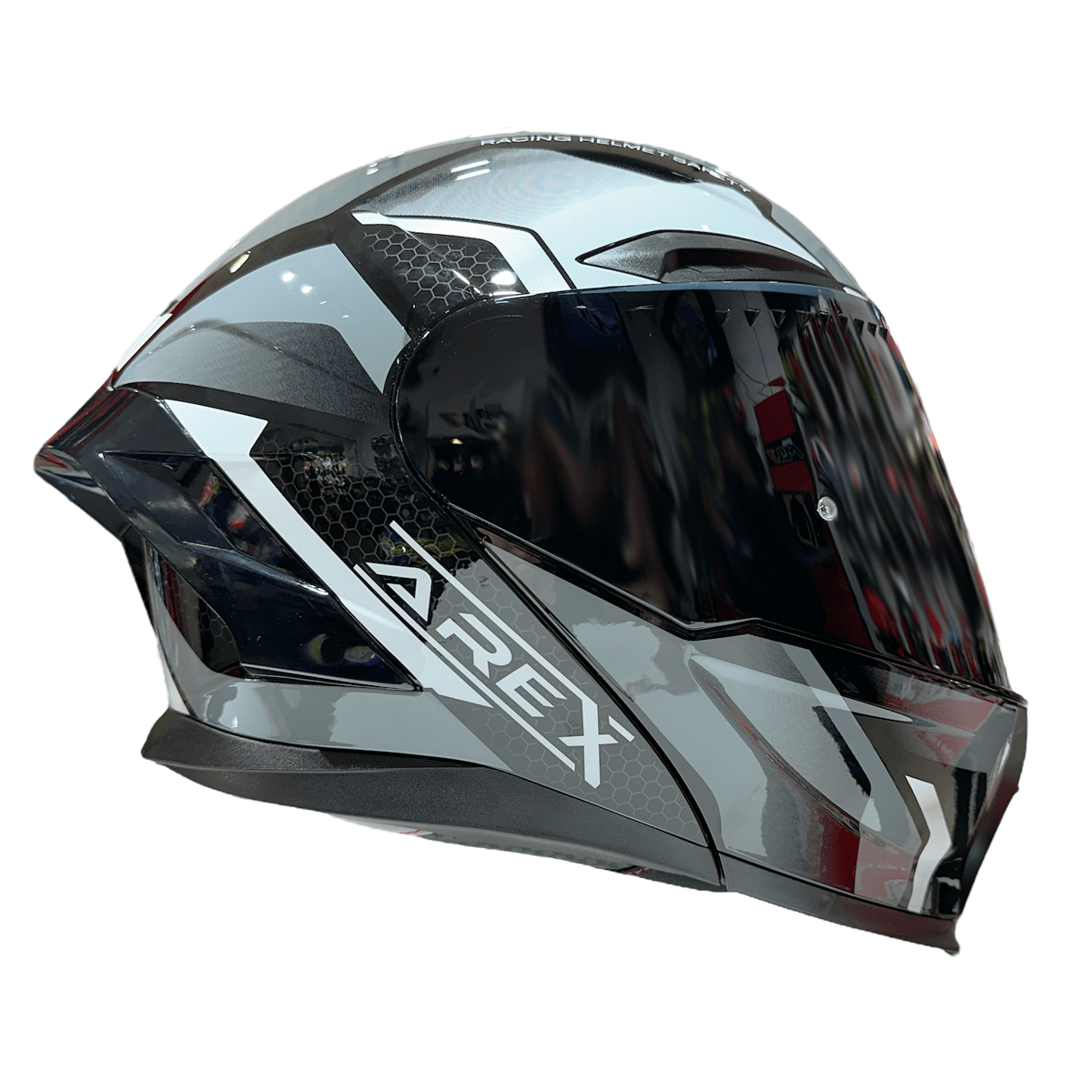 CASCO ABATIBLE AREX MR-903 SHOT BLANCO GRIS3