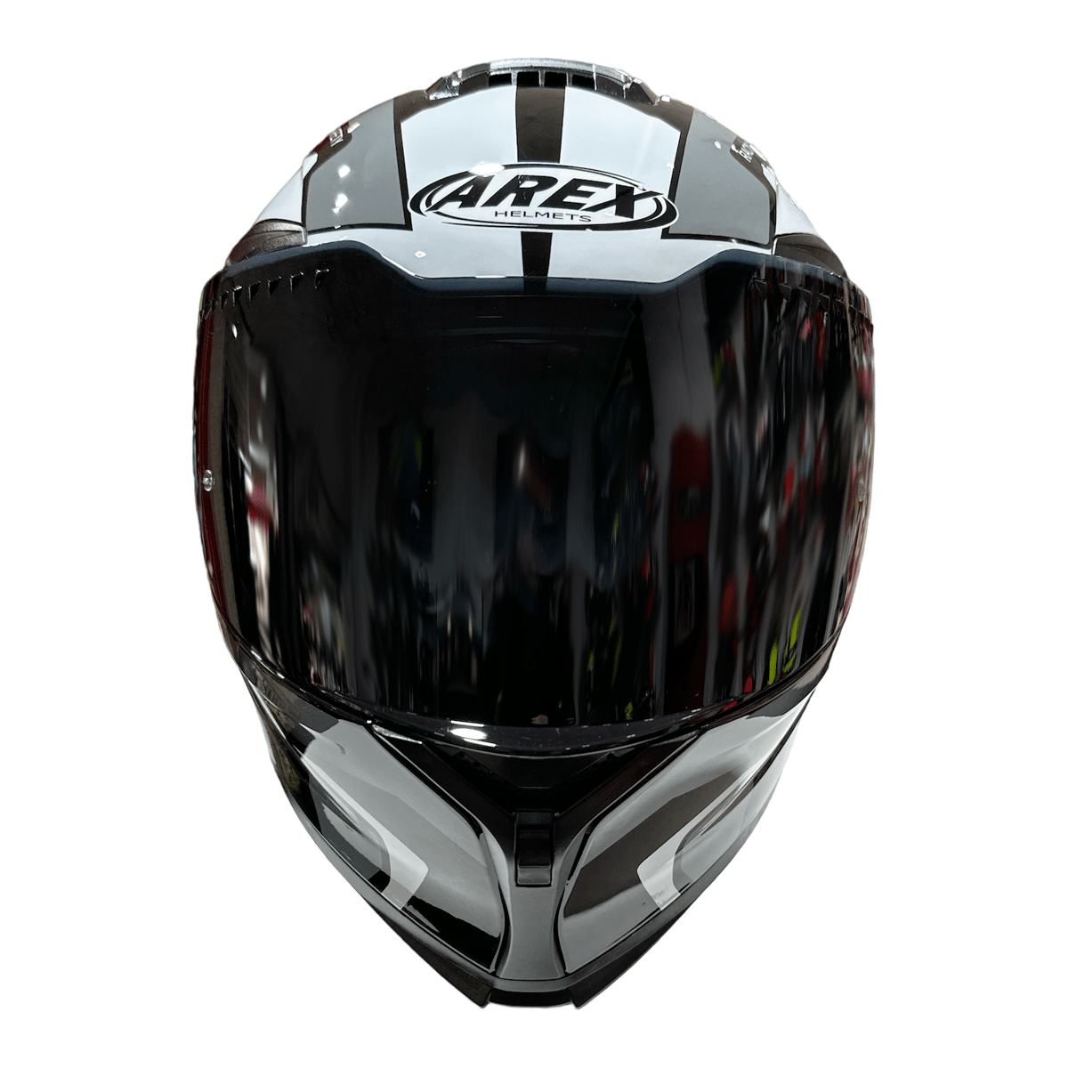 CASCO ABATIBLE AREX MR-903 SHOT BLANCO GRIS4