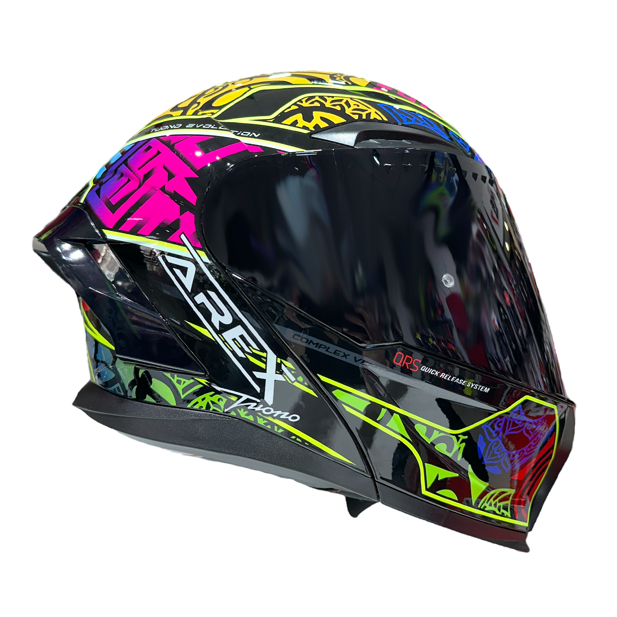 CASCO ABATIBLE AREX MR-903 EDGE NEGRO CAMALEON3
