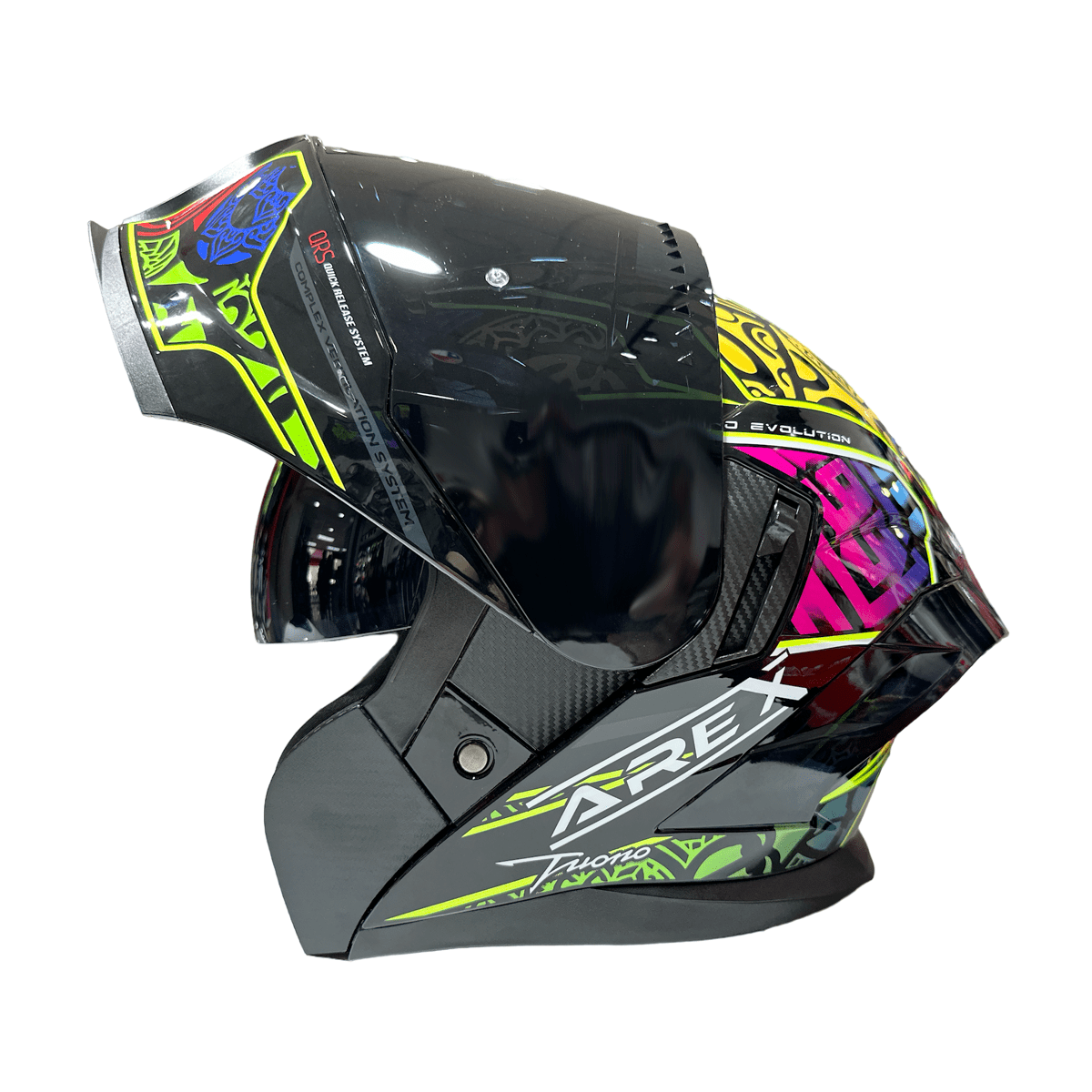 CASCO ABATIBLE AREX MR-903 EDGE NEGRO CAMALEON5
