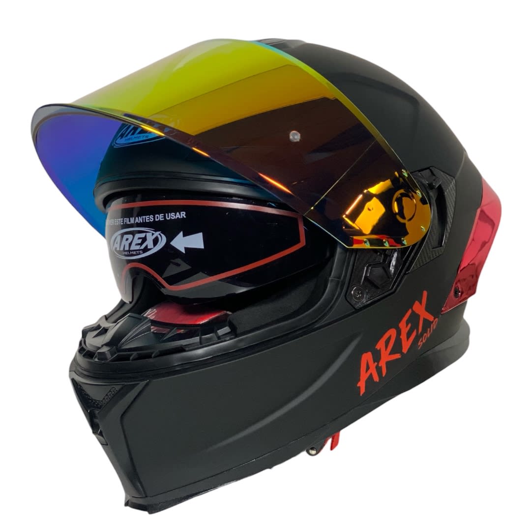 Casco Moto Integral Arex MR-803 DOT Doble Visor7
