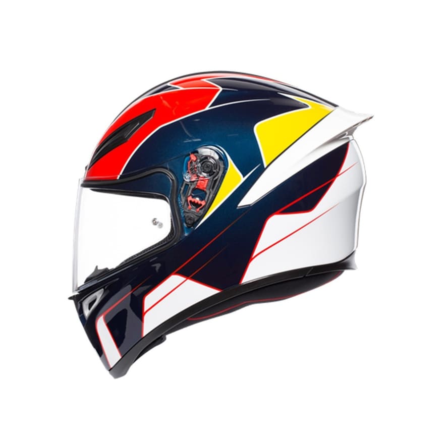 CASCO AGV K1 PITLANE AZUL/ROJO/AMARILLO1