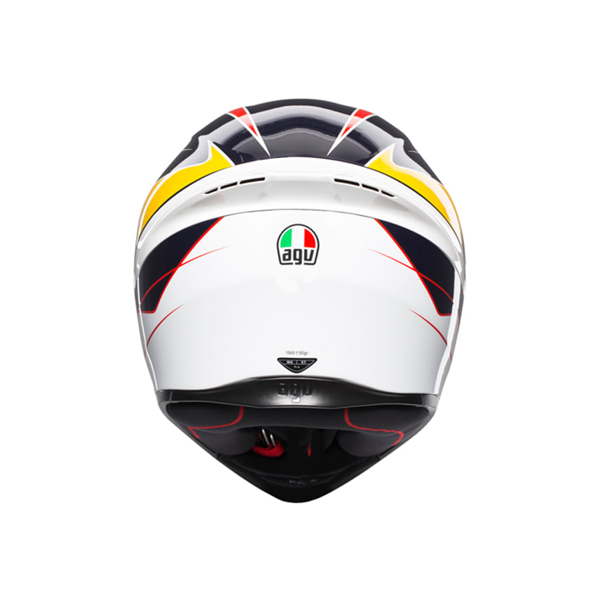 CASCO AGV K1 PITLANE AZUL/ROJO/AMARILLO4