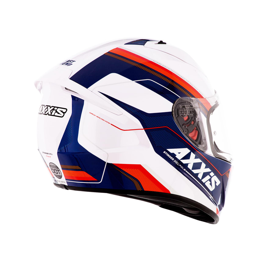 CASCO AXXIS STINGER POLE BLANCO AZUL ROJO3