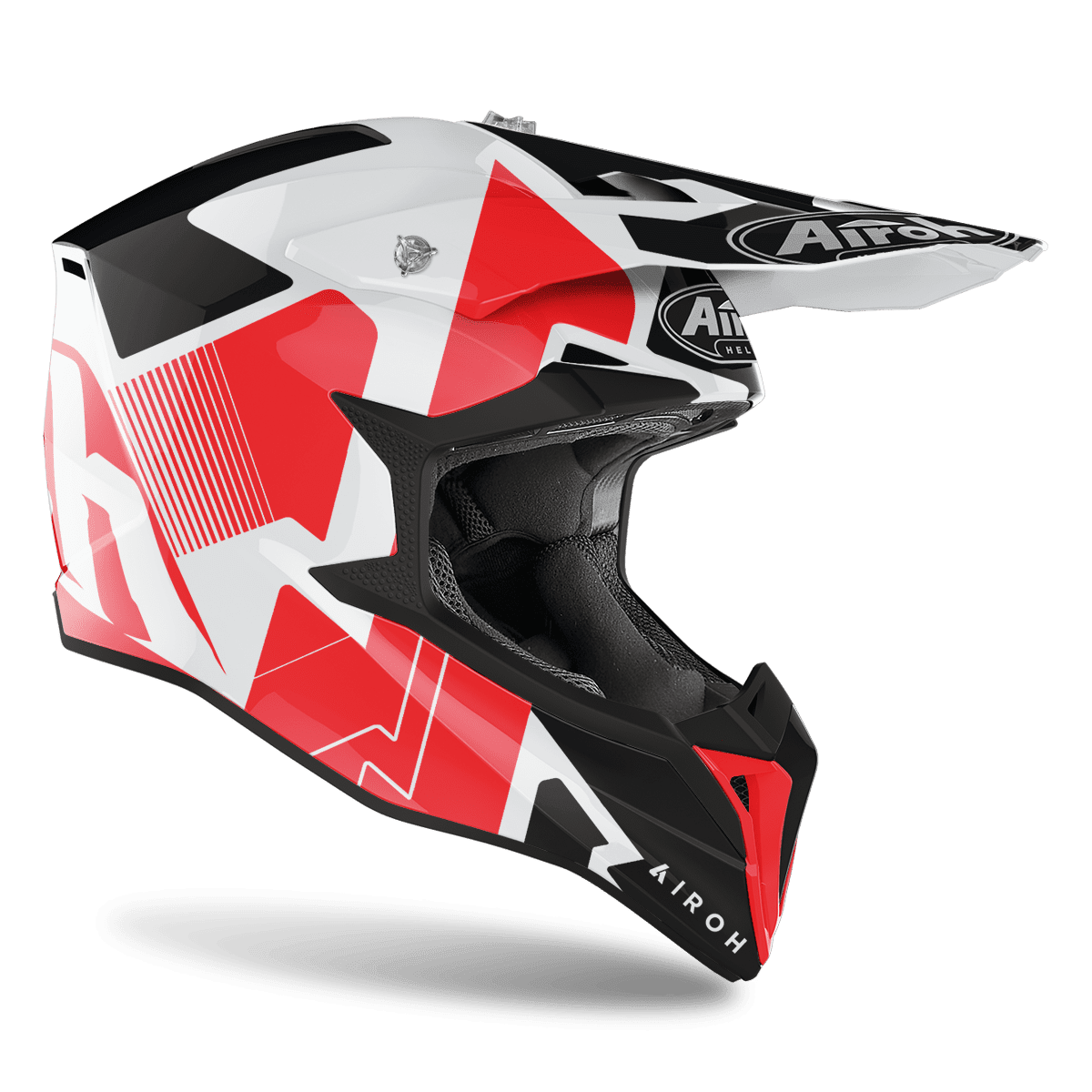 CASCO AIROH WRAAP RAZE ROJO BRILLO2