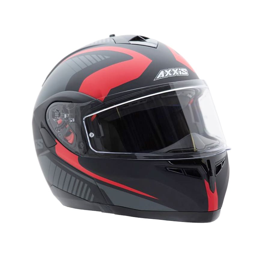 CASCO AXXIS OPTIMUS QUEST NEGRO/ROJO3