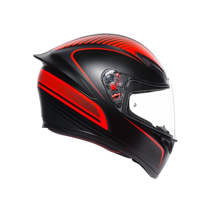 CASCO AGV K1 WARMUP MATE NEG/ROJO3