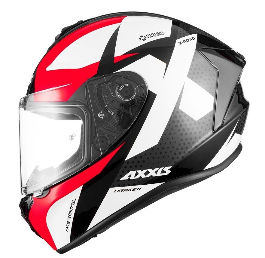 CASCO AXXIS DRAKEN B2 ROJO BRILLO1
