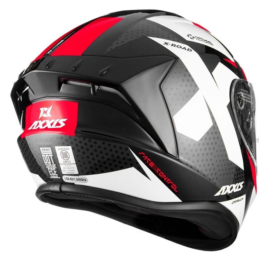 CASCO AXXIS DRAKEN B2 ROJO BRILLO2