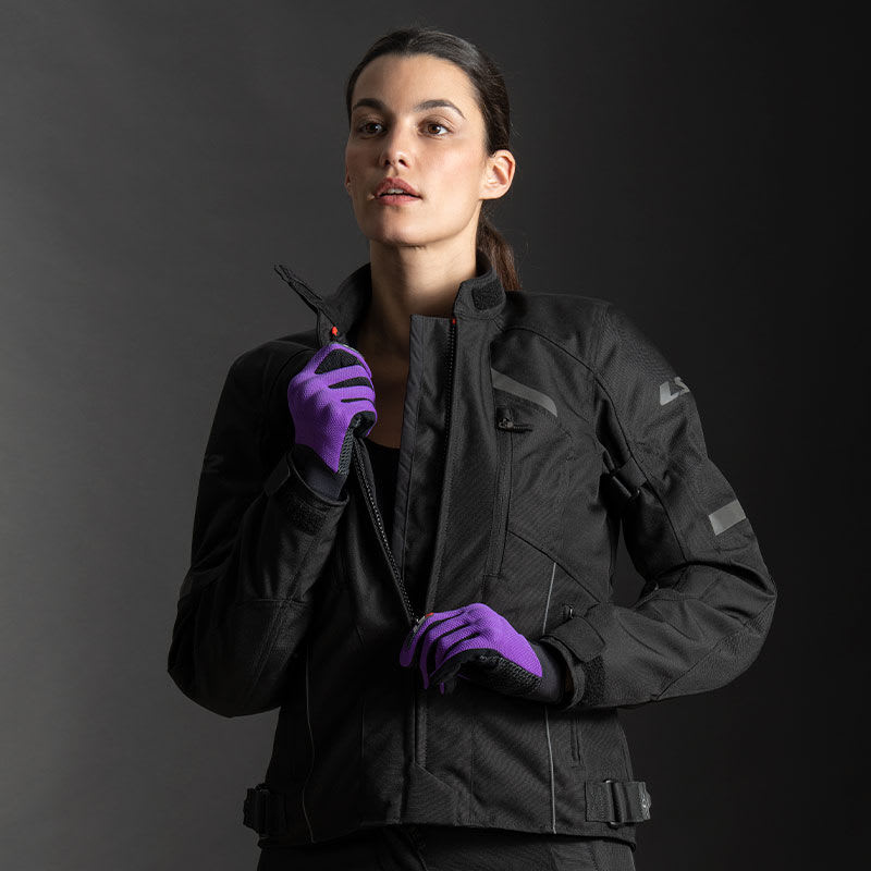 CHAQUETA LS2 SERRA EVO NEGRA MUJER3