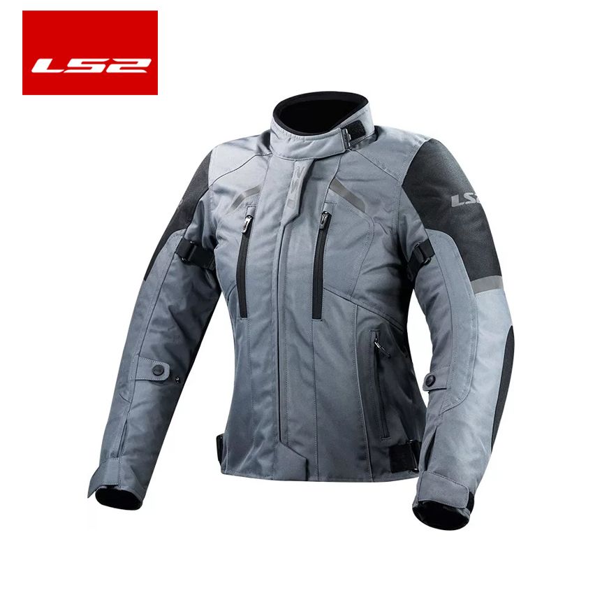CHAQUETA LS2 SERRA EVO GRIS MUJER1