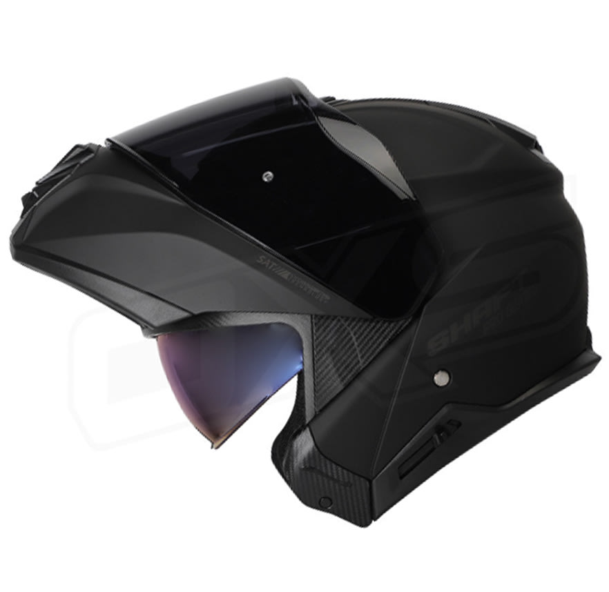 CASCO SHAFT PRO 4100DV SOLID NEGRO MATE SMOKE VISOR2