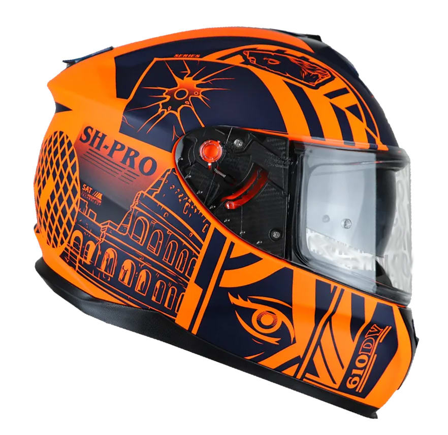 CASCO SHAFT PRO 610DV TOUR NEGRO NARANJO3