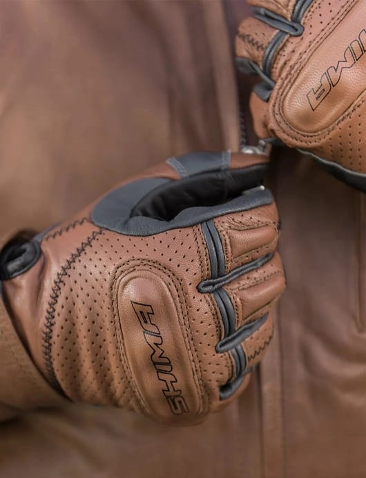 GUANTE SHIMA CALIBER BROWN5