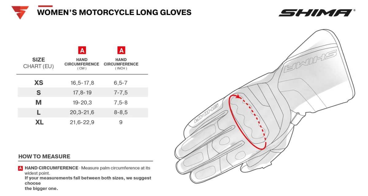 GUANTE SHIMA UNICA WP LADY5