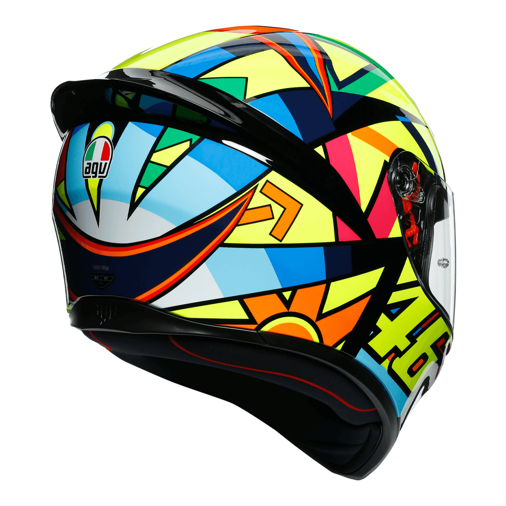CASCO AGV K1 SOLELUNA ROSSI 20173