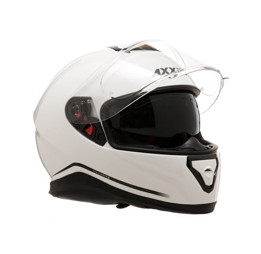 CASCO AXXIS THUNDER SOLID BLANCO2