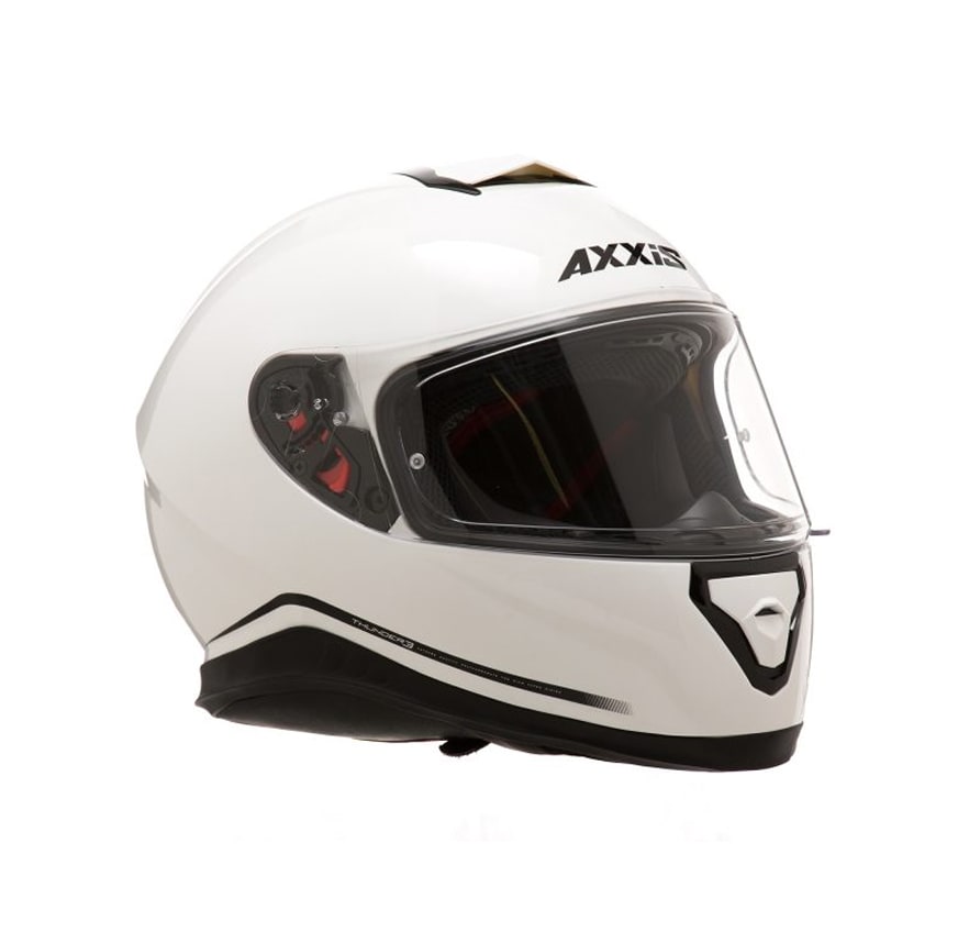 CASCO AXXIS THUNDER SOLID BLANCO4