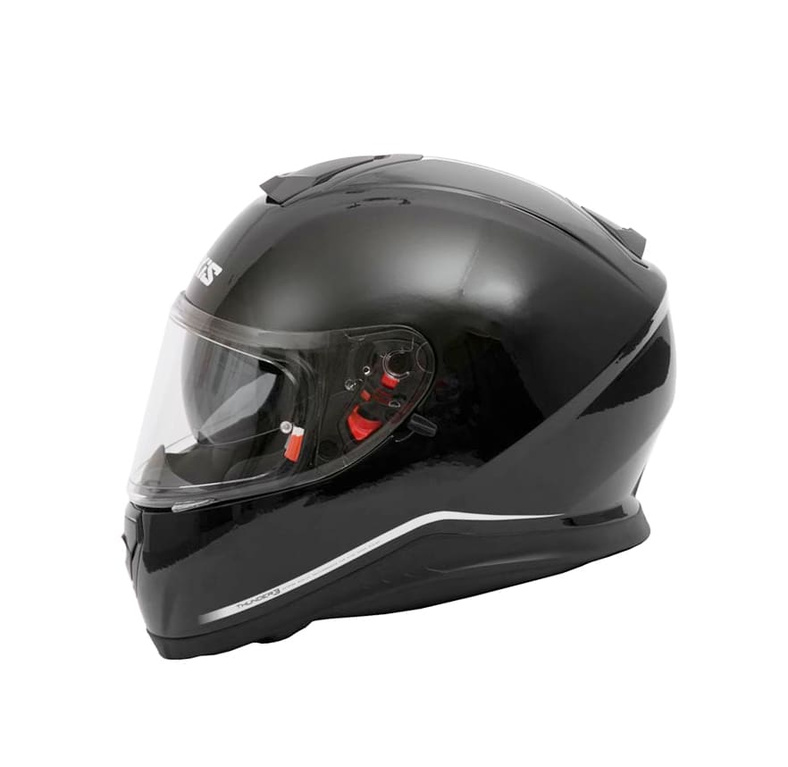 CASCO AXXIS THUNDER SOLID NEGRO BRILLANTE1