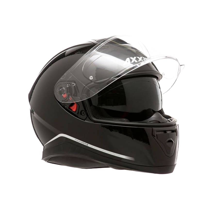 CASCO AXXIS THUNDER SOLID NEGRO BRILLANTE2