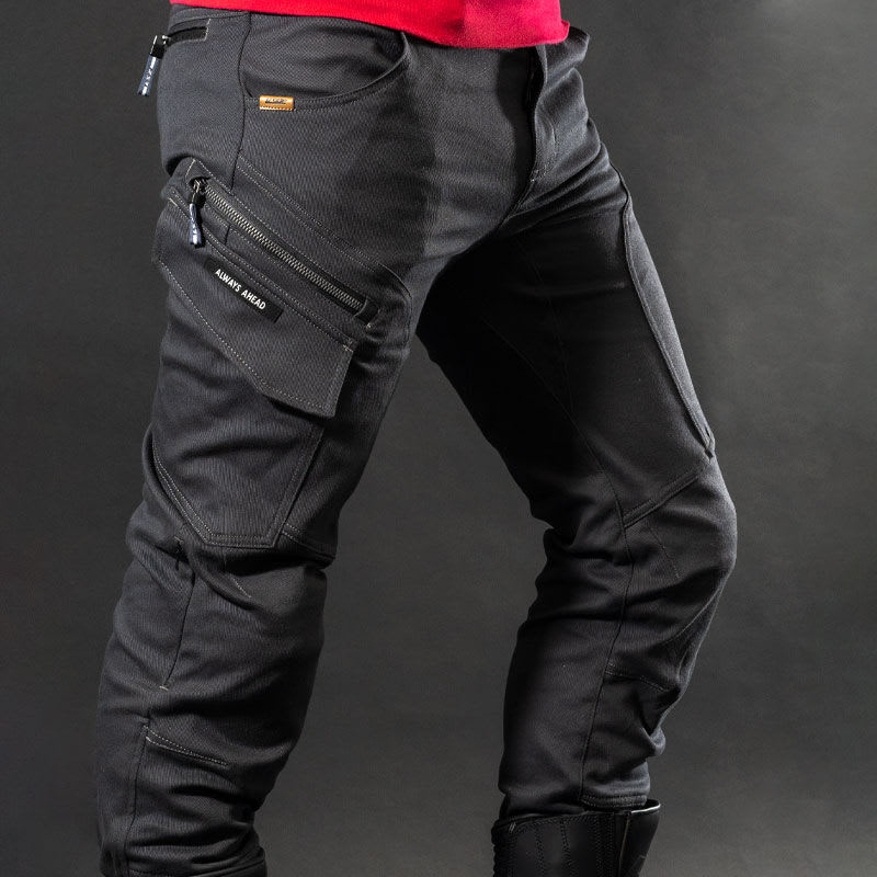 PANTALON LS2 STRAIGHT GRIS OSCURO5