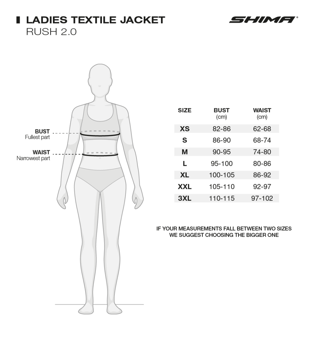 CHAQUETA SHIMA RUSH 2.0 LADY NEGRO7