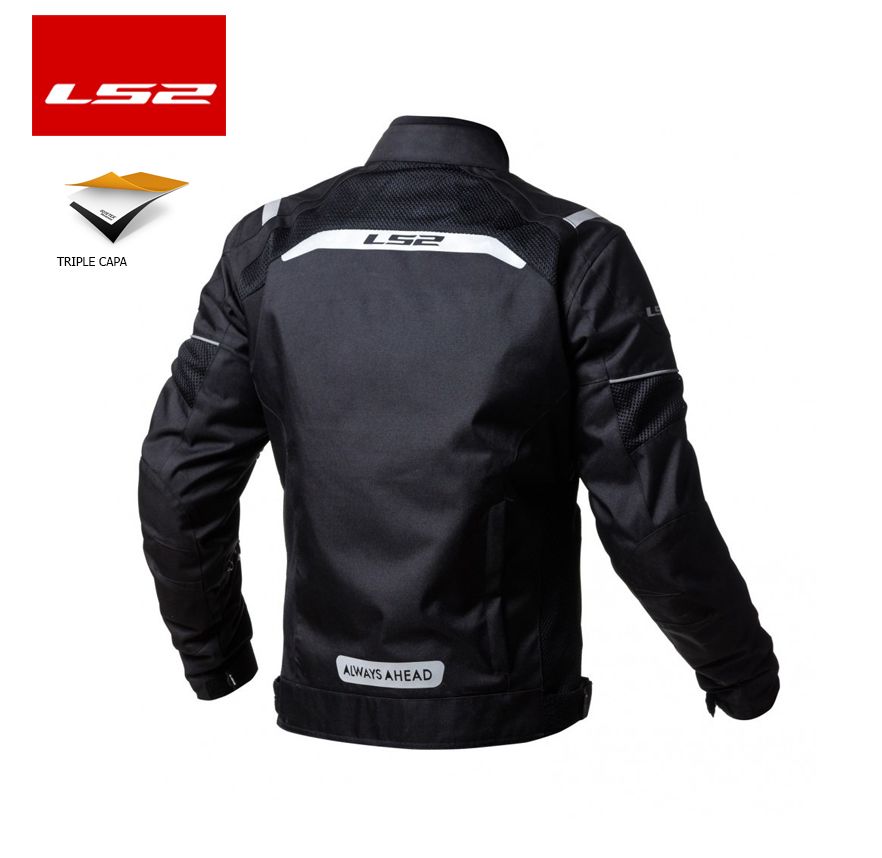CHAQUETA LS2 TEIDE NEGRO (3 CAPAS)2