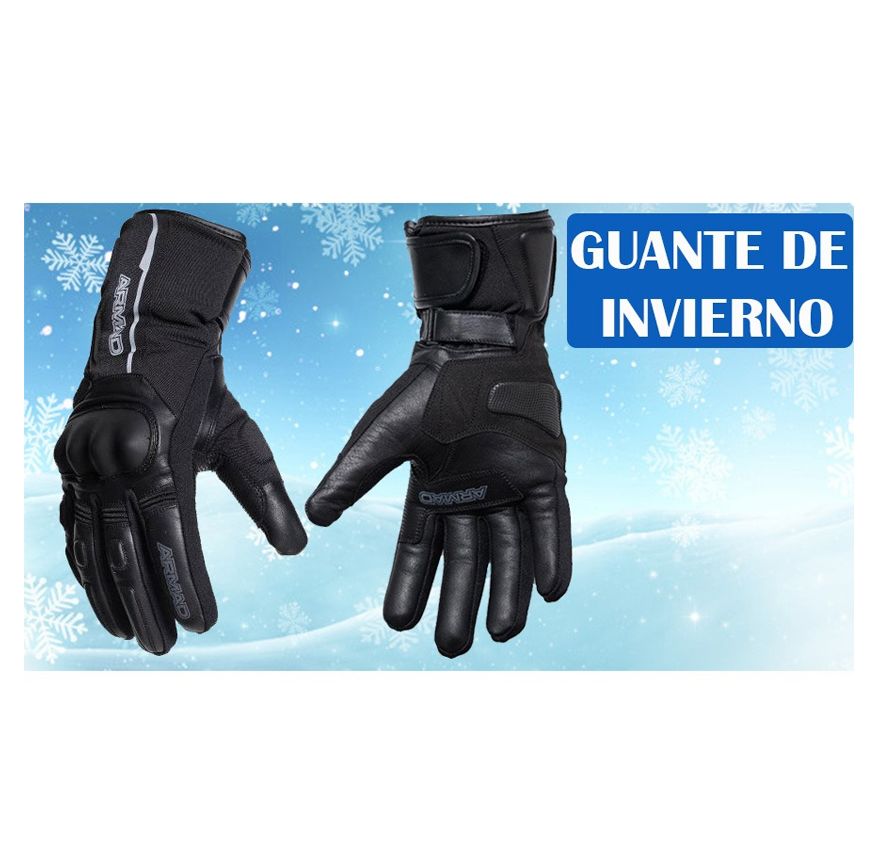 GUANTE ARMAD TEMPEST LARGO NEGRO1