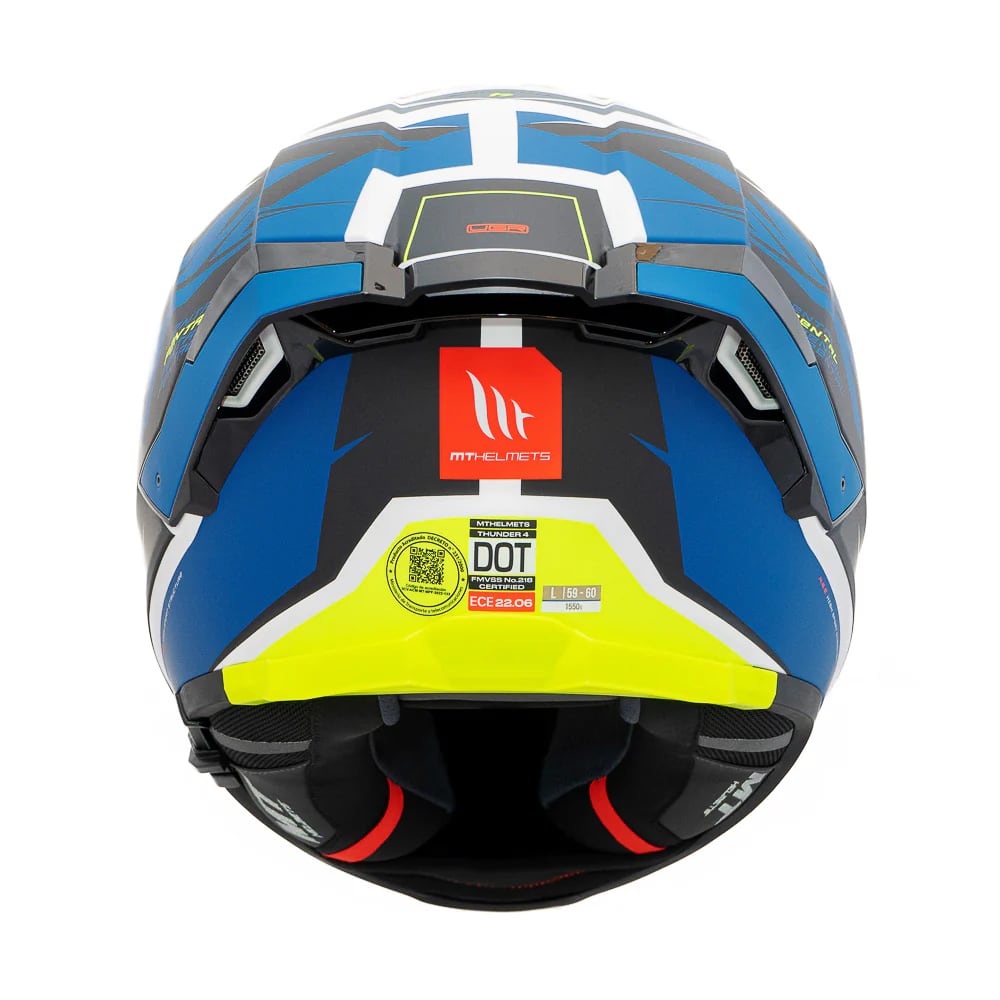 CASCO MT FF118SV THUNDER 4 SV PENTAL A7 AZUL MATE + PINLOCK DE REGALO5