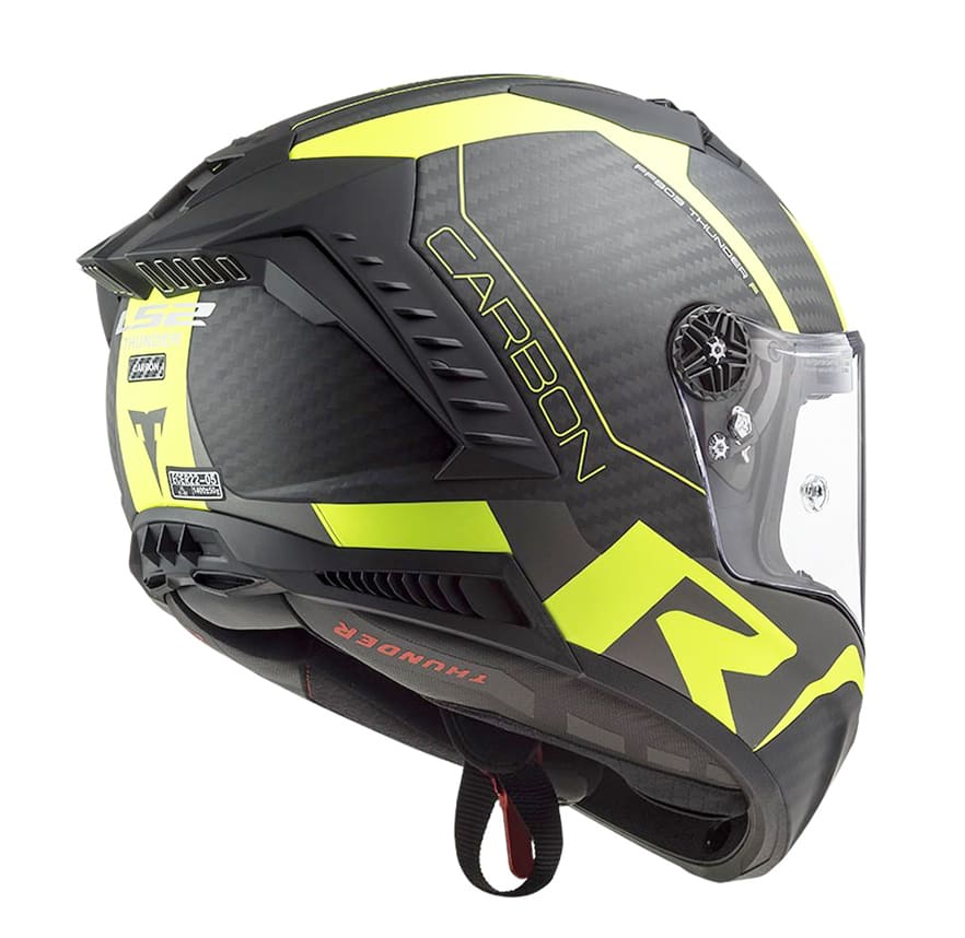 CASCO LS2 FF 805 THUNDER RACING1 MATE AMARILLO2