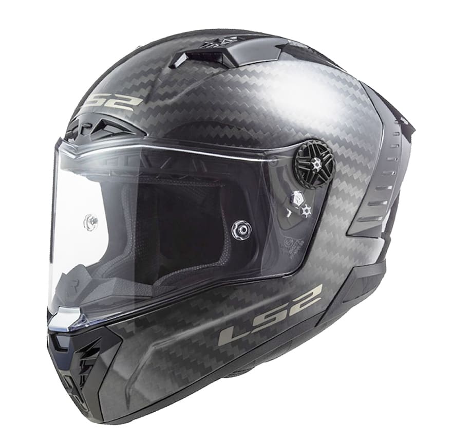 CASCO LS2 FF 805 THUNDER RACING1 SOLID CARBON MATTE1