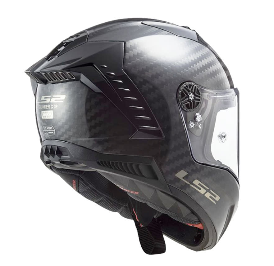 CASCO LS2 FF 805 THUNDER RACING1 SOLID CARBON MATTE2