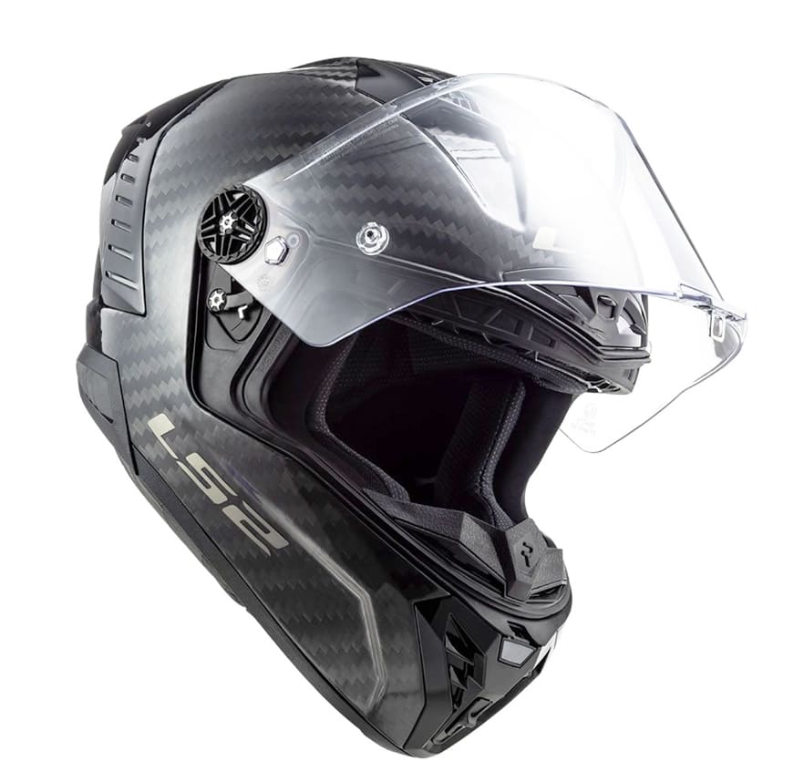CASCO LS2 FF 805 THUNDER RACING1 SOLID CARBON MATTE3