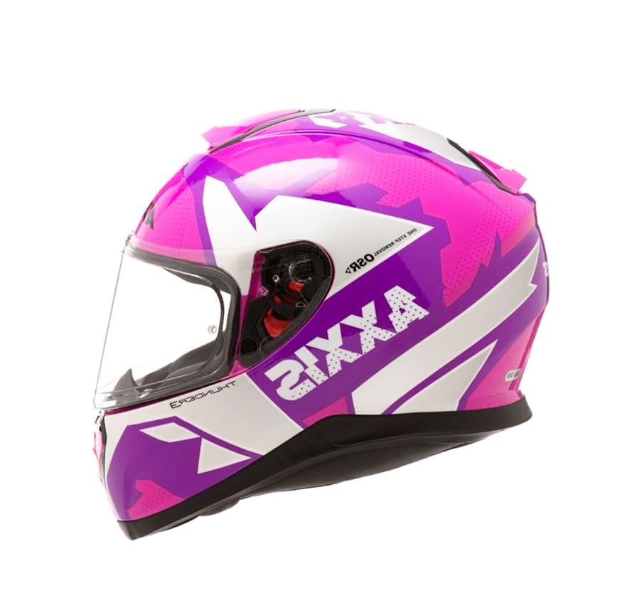 CASCO AXXIS THUNDER TORN BLANCO/ROSA/PURPURA1
