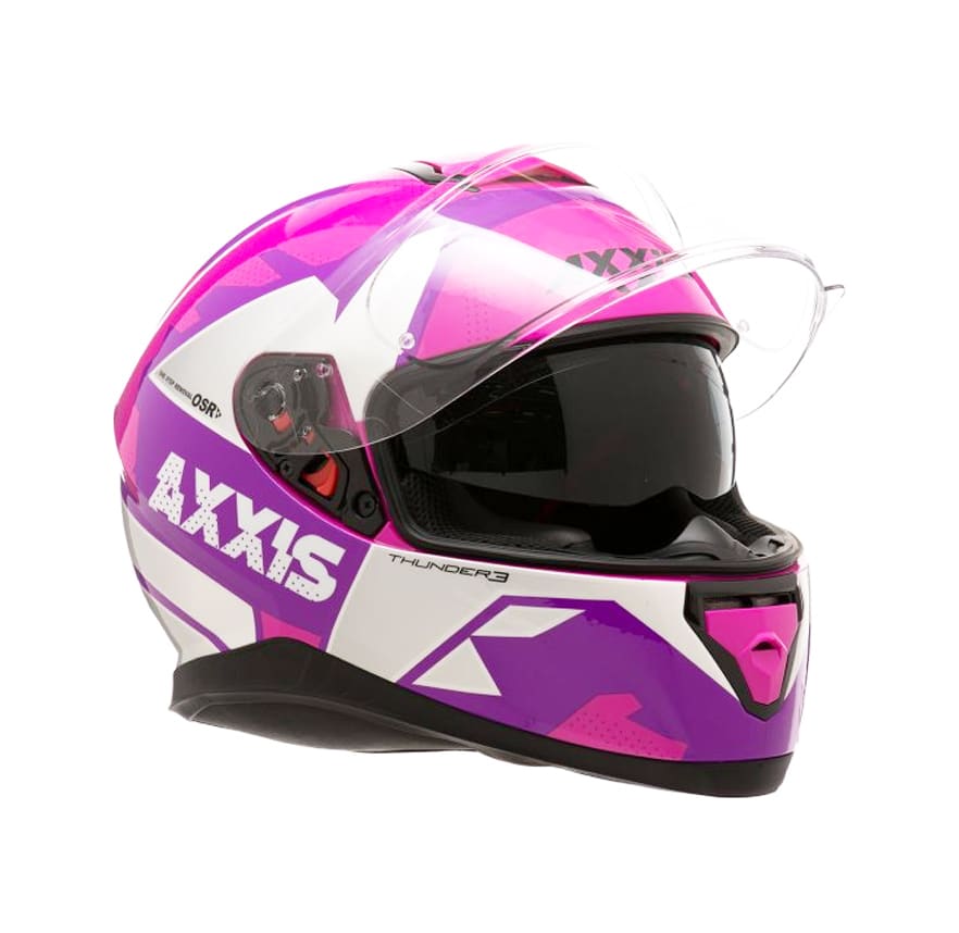 CASCO AXXIS THUNDER TORN BLANCO/ROSA/PURPURA2