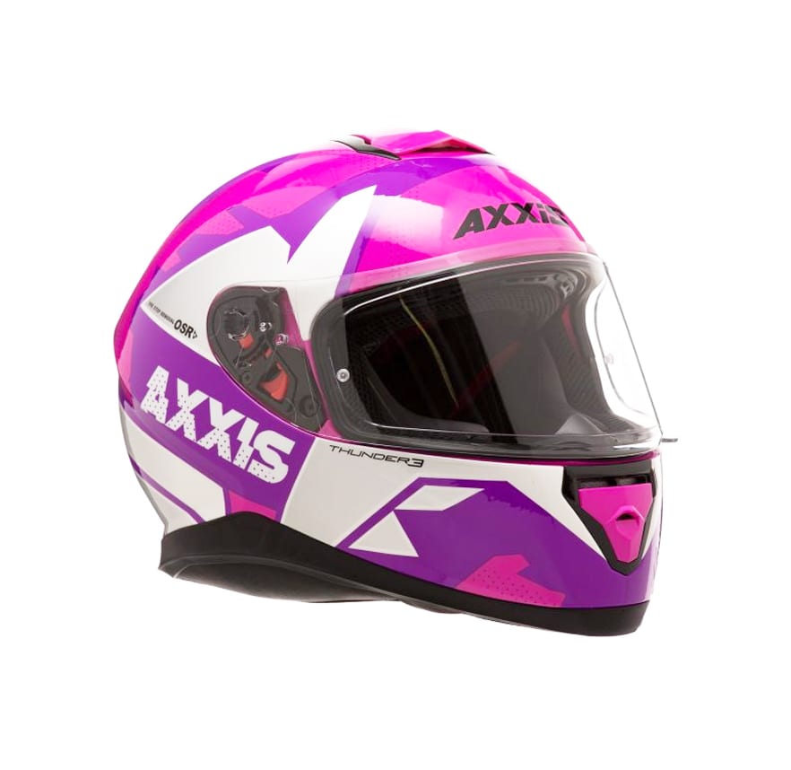 CASCO AXXIS THUNDER TORN BLANCO/ROSA/PURPURA4