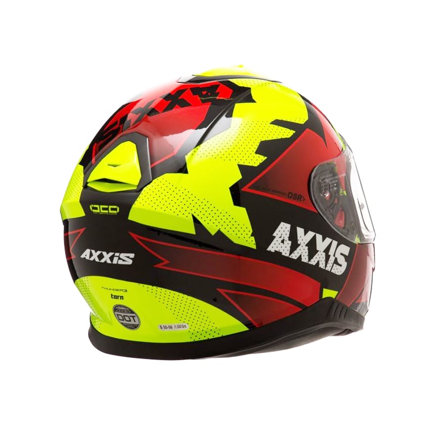 CASCO AXXIS THUNDER TORN NGO/ROJO/AMARILLO4