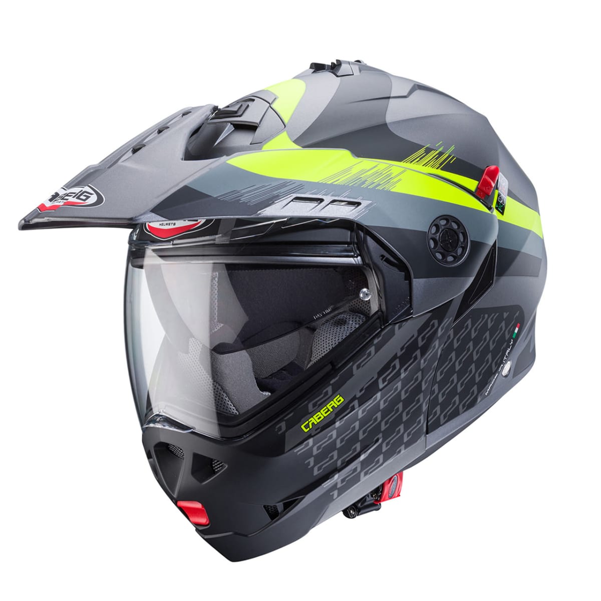 CASCO CABERG TOURMAX X SARABE MATT GUN METAL/BLACK/YELLOW1