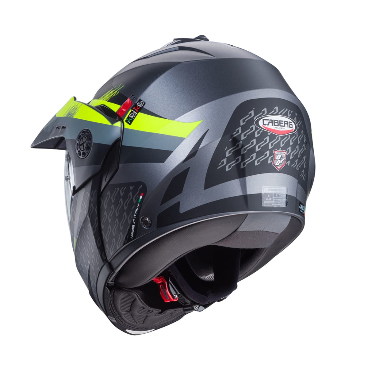 CASCO CABERG TOURMAX X SARABE MATT GUN METAL/BLACK/YELLOW4