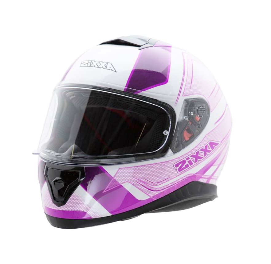 CASCO AXXIS THUNDER TRACE BLANCO/PURPURA1
