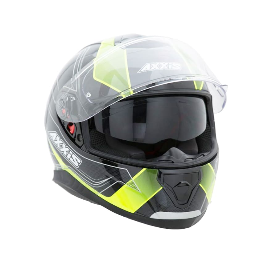 CASCO AXXIS THUNDER TRACE NEGRO/AMLLO2